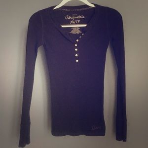 Aeropostale black Henley
